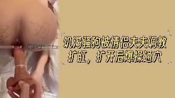 饥渴小母狗遭夫夫情侣调教，扩肛开发后疯狂爆操通穴 海报