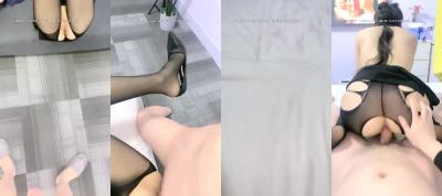 OVE直播21.02.25 酒店激情实录：黑丝高跟包臀裙深沟诱惑 小穴狂灌滚烫精液 海报