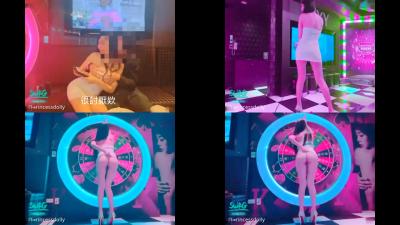 巨乳长腿夜店公主被土豪点台玩骰子，输惨遭包厢狂插！淫叫浪吟混着啪啪声超刺激 海报