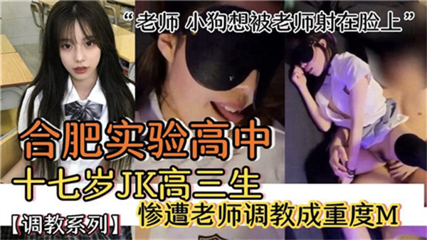 合肥实验高中17岁高三JK少女惨遭变态教师深度调教！彻底开发成重度M性奴实录！ 海报
