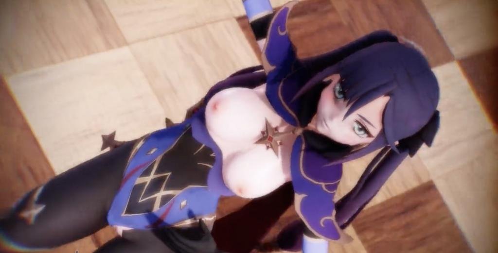 【原神莫娜】3D魅魔发情自慰！湿身高潮喷水混剪 海报