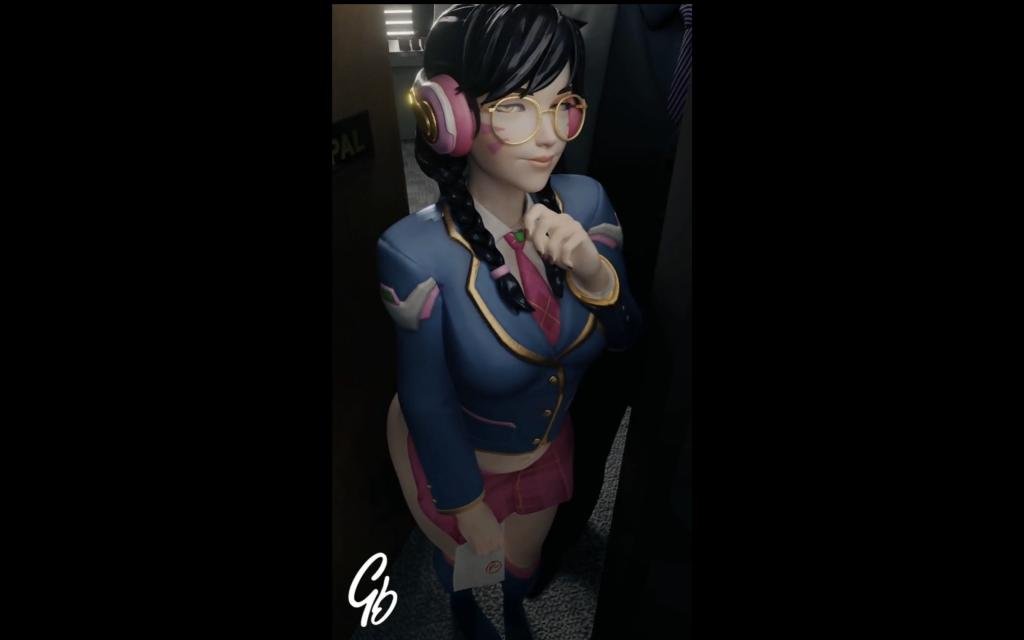 3DDva学院的淫荡女神：极致诱惑的私密课程 海报