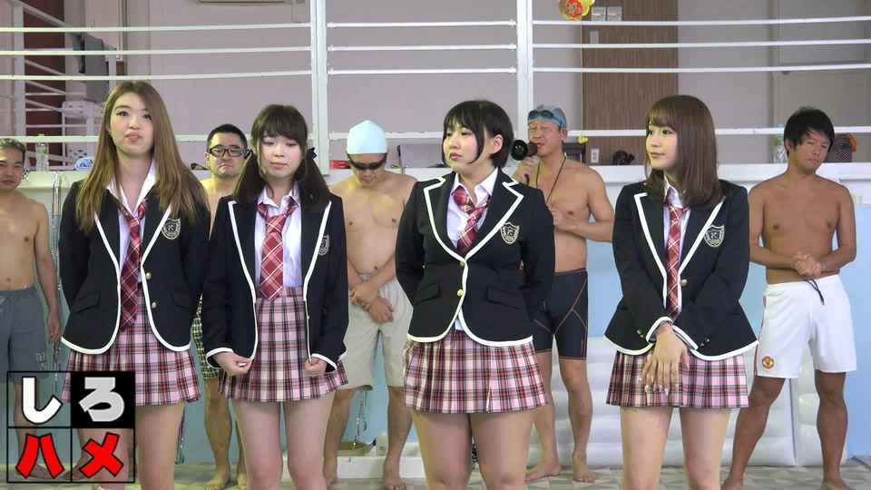 Heydouga -PPV-3 素人ふみか 素人あみ 素人あいか 素人もも – 「しろハメ９周年特別記念作品」”本物代”ラストＪＫと”い 海报