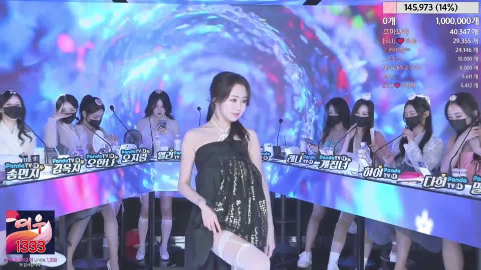 韩国BJ女团脱衣热舞秀！2月26日韩服透视装《下段》 海报